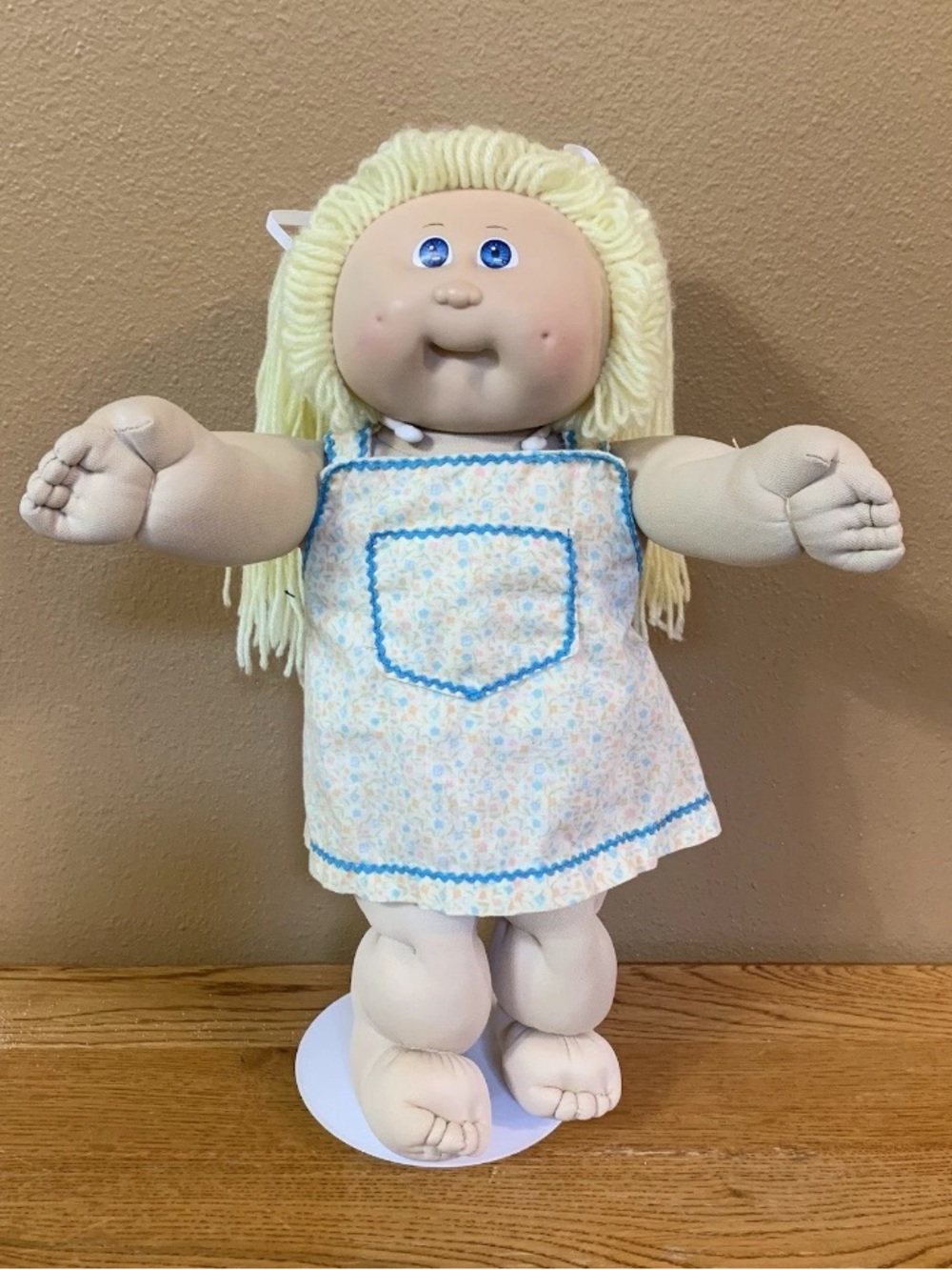 Vintage Cabbage Patch Kids Toddler Doll HM9 Girl With Lemon Ponytails